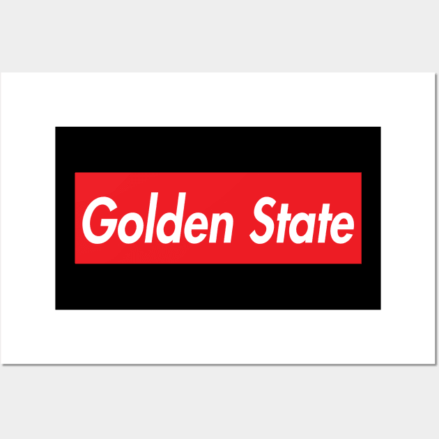 GOLDEN STATE SUPER USA LOGO Wall Art by elsa-HD